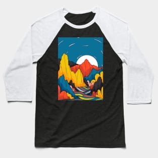 A river of colour Baseball T-Shirt